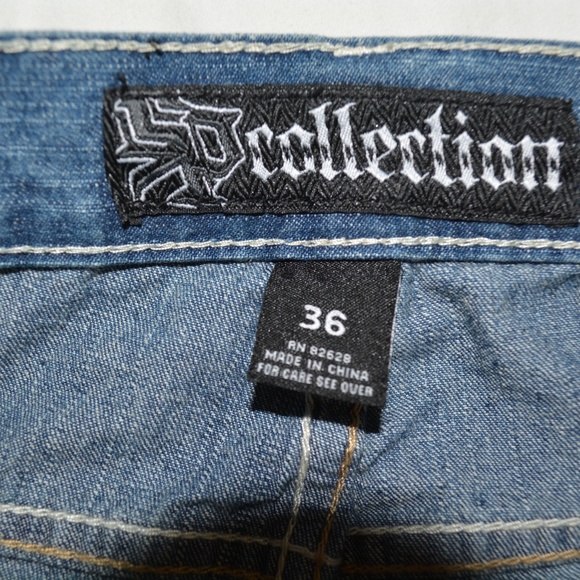 Mens 36 x 32 SP Collection Slim Straight Jeans BTS - Picture 4 of 8